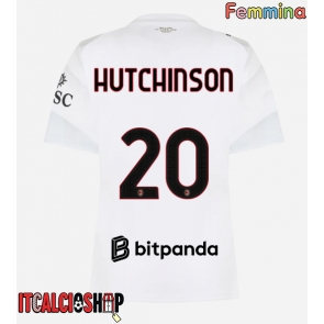 AC Milan Omari Hutchinson #20 Seconda Maglia Femmina 2026-27 Manica Corta